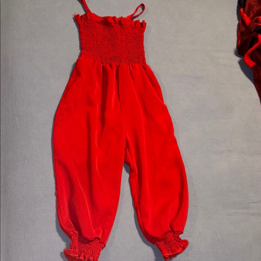 Red Kids Jumpsuit